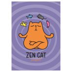 Обложка для паспорта MESHU "Zen Cat", ПВХ, 2 кармана