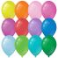 Воздушные шары,  100шт., М9/23см, MESHU, пастель, 12 цветов ассорти