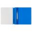 Папка-скоросшиватель пластик. СТАММ, А5, 180мкм, синяя с прозр. верхом