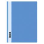 Папка-скоросшиватель пластик. OfficeSpace А4, 120мкм, голубая с прозр. верхом