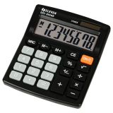 Калькулятор настольный Eleven SDC-805NR, 8 разр., двойное питание, 127*105*21мм, черный