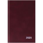 Ежедневник датированный 2025г., А5, 168л., бумвинил, BG, бордовый