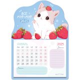 Календарь отрывной на магните 130*180мм склейка MESHU "Strawberry kitty", 2025г.