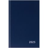 Ежедневник датированный 2025г., А5, 168л., бумвинил, BG, синий