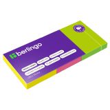 Самоклеящийся блок Berlingo "Ultra Sticky", 50*40мм, 3 блока по 100л., 3 неоновых цвета
