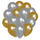 Воздушные шары,  25шт., М12/30см, MESHU "Shine"