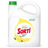 Средство для мытья посуды Sorti "Лимон", 4,8л, канистра