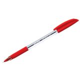 Ручка шариковая Berlingo "Triangle 110" красная, 0,7мм, трехгран., грип