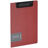 Папка-планшет с зажимом Berlingo "Steel&Style" А5+, 1800мкм, пластик (полифом), красная