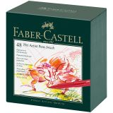 Набор капиллярных ручек Faber-Castell "Pitt Artist Pen Brush" 48шт., ассорти, студийная коробка