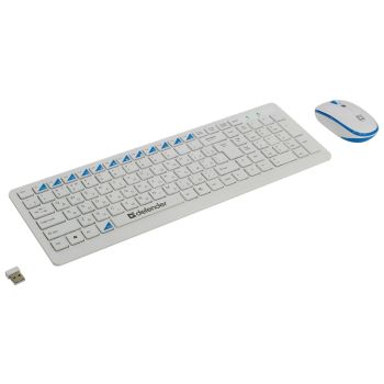 Комплект беспроводной клавиатура + мышь Defender 