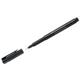 Ручка капиллярная Faber-Castell "Pitt Artist Pen Fineliner F" цвет 199 черный, F=0,5мм, игольчатый пишущий узел
