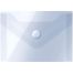 Папка-конверт на кнопке СТАММ А7 (74*105мм), 150мкм, пластик, прозрачная, бесцветная