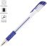 Ручка гелевая OfficeSpace синяя, 0,5мм, грип, игольчатый стержень