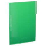 Папка с пластиковым скоросшивателем Berlingo "No Secret", 500мкм, полупрозрачная зеленая