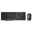 Комплект беспроводной клавиатура + мышь Smartbuy ONE 236374AG, USB, черный
