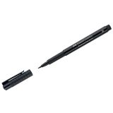 Ручка капиллярная Faber-Castell "Pitt Artist Pen Brush" цвет 199 черная, пишущий узел "кисть"