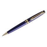 Ручка шариковая Waterman "Expert Blue Lacquer GT", черная, 1,0мм, подарочная упаковка
