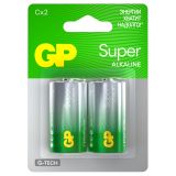 Батарейка GP Super G-Tech C (LR14) 14A алкалиновая, BC2