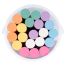 Мелки цветные для асфальта JOVI, 21шт., 7цв., круглые, пластиковое ведро