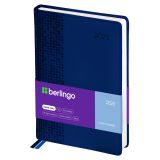 Ежедневник датированный 2025г., А5, 184л., кожзам, Berlingo "Vivella Prestige", синий